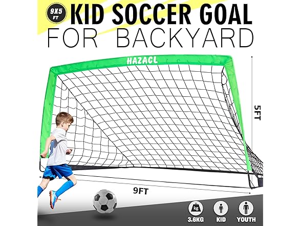Hazacl Kids Soccer Goal for Backyard