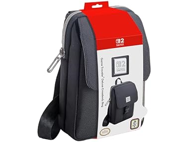 $19.99, Was $29.99, 33% Off! Game Traveler Deluxe Crossbody Bag for Nintendo Switch dealfomo