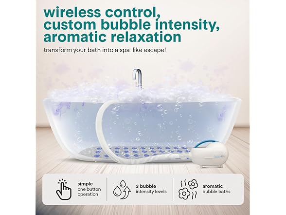 SereneLife Portable Spa Bubble Bath Massager
