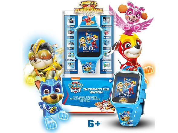 Accutime Boys 40mm PAW Patrol Kids Smartwatch