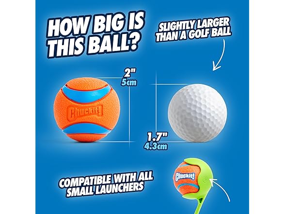 Chuckit! Ultra Ball, Small 2-inch, 2Pk