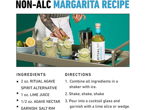 1CT RITUAL ZERO PROOF Agave Spirit Alternative