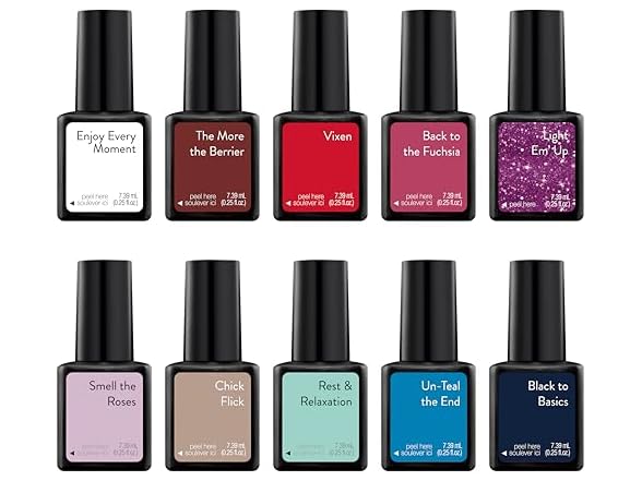 Sensationail Gel Nail Polish Color Kit