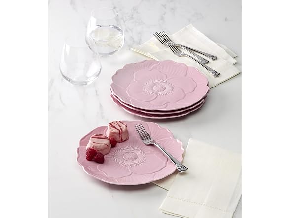 Lenox Butterfly Meadow Pink 4-Piece Accent Plates