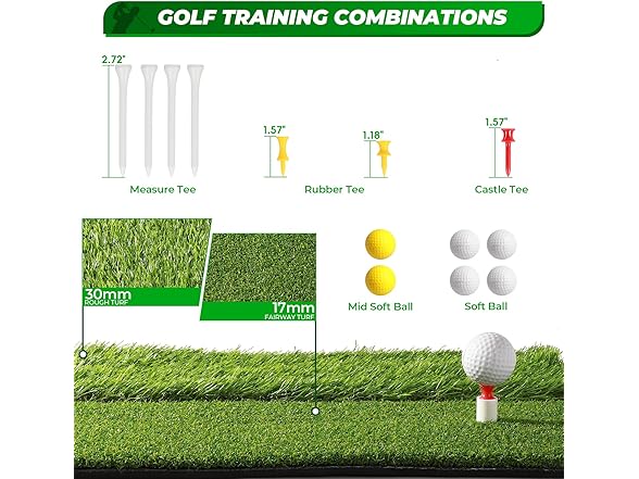 FAHKNS Golf Practice Net 10 x 7FT