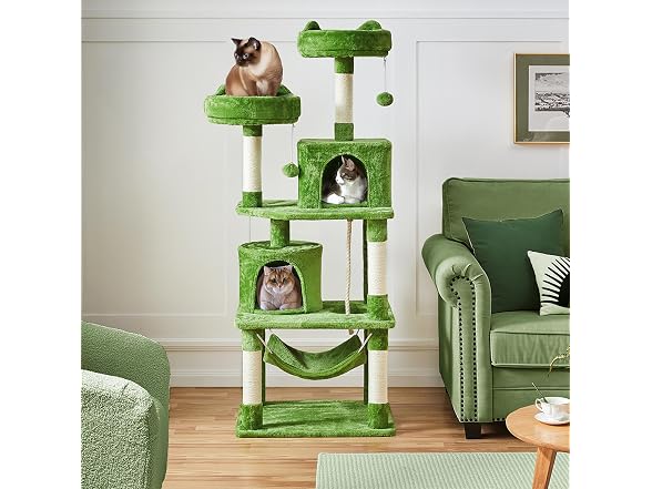 Yaheetech 62.5inches Cat Tree Cat Tower