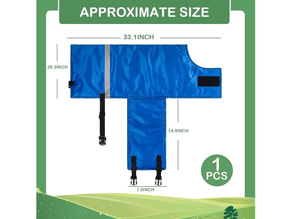 Dunzy 2 Pcs Calf Blanket Calf Coat Jacket Foa