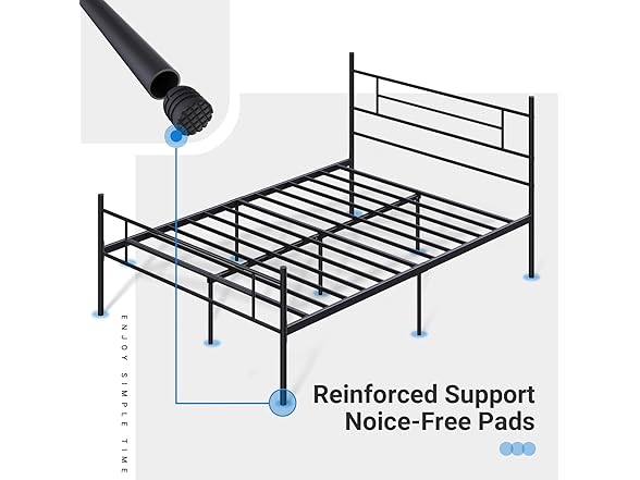 Avenco Metal Platform Queen Bed Frame