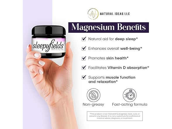 SLEEPY FIELDS Unscented Magnesium