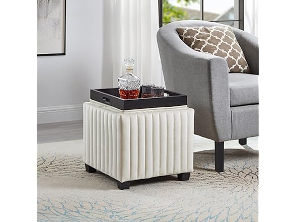 Uneeruiqy Storage Ottoman Button Tufted