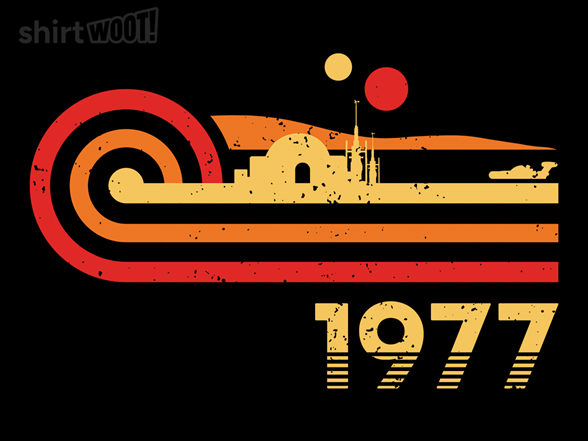 Retro Vintage Desert Planet