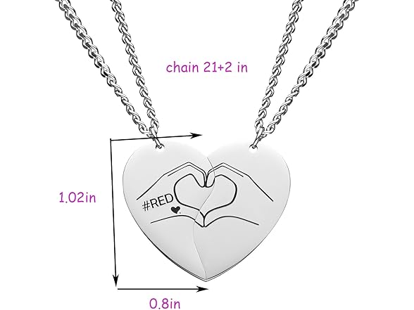 Taylor Red Guitar Pick Necklace