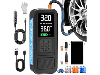$36.99, Was $49.99, 26% Off! Calmara 150PSI Portable Air Compressor dealfomo