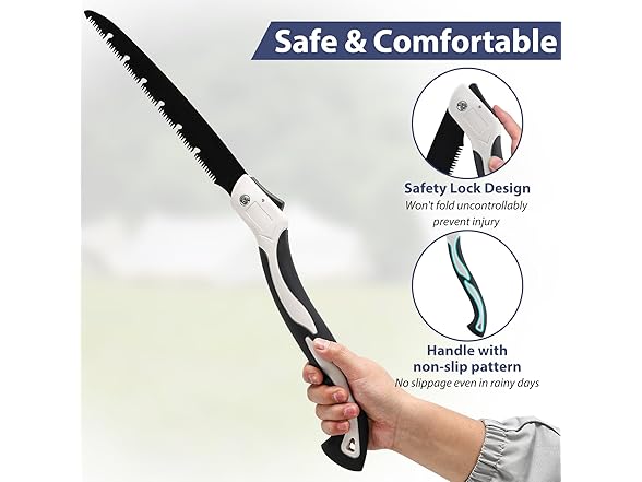Lcokeiy Folding Hand Saw
