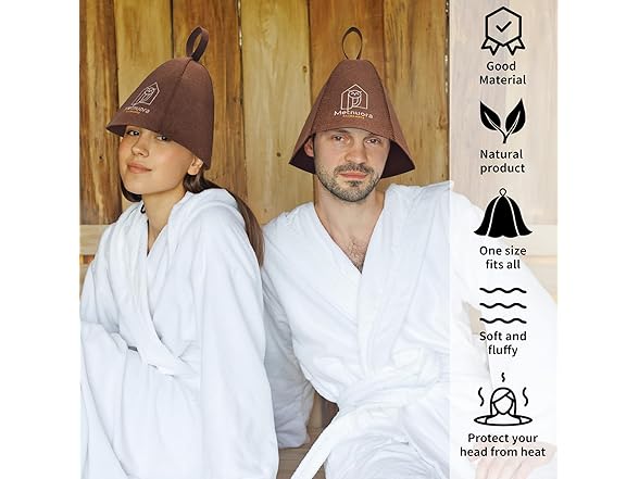 Metnuora Sauna Hat 2pk Wool