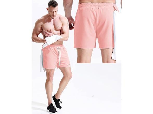7" Men's Running Gym Shorts w/ Pockets