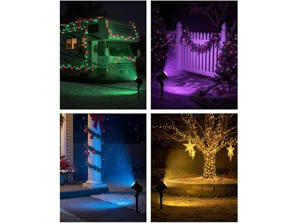 LightSeek 2-in-1 Color Solar Spotlights