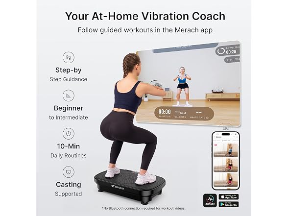Merach V28 Vibration Plate with Bluetooth