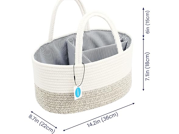 Casaphoria Caddy Organize Woven Hamper
