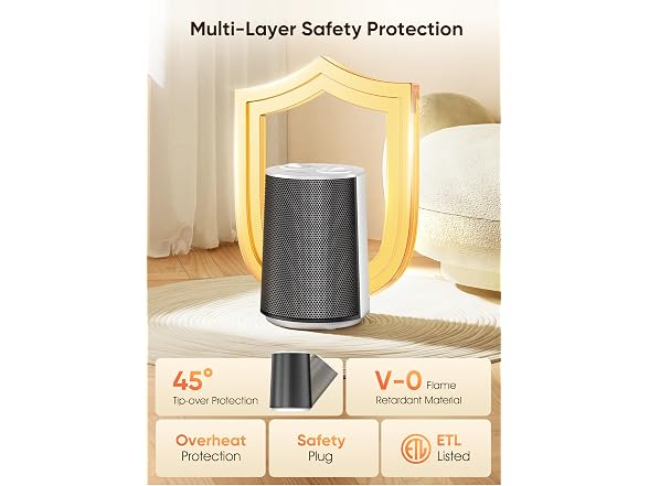 Givebest Space Saving space heater 1500W White