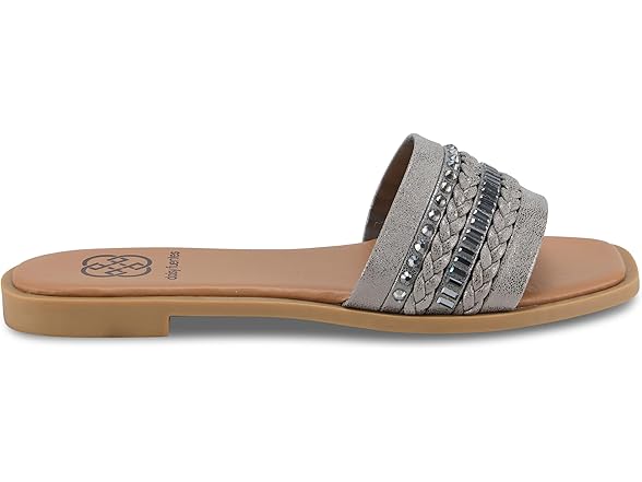 Daisy Fuentes Womens Zina Slip-On Sandals