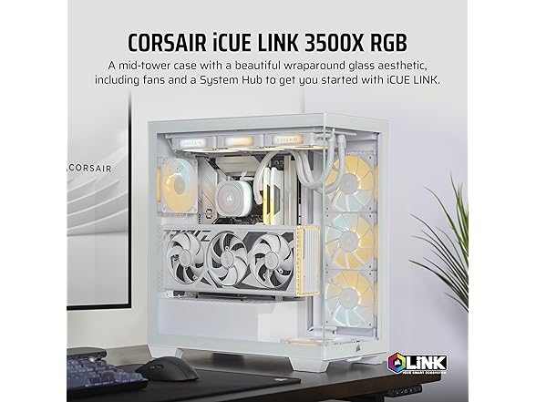 CORSAIR iCUE Link 3500X RGB Mid-Tower ATX