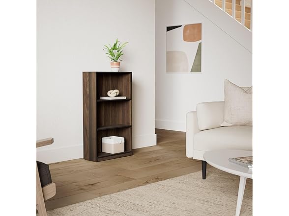Furinno Basic 3-Tier Bookcase Shelves