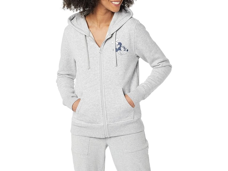 Amazon Essentials Disney Marvel Star Wars Princess Womens Fleece Full Zip Hoodie