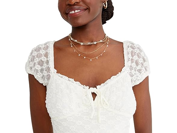 AEROPOSTALE Women's Eyelet Mini Dress