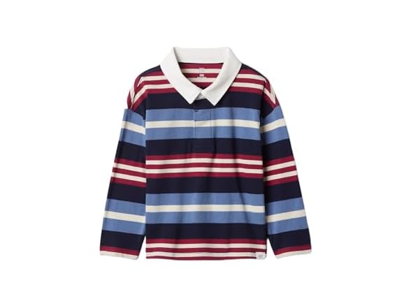 GAP Boys Long Sleeve Rugby Polo