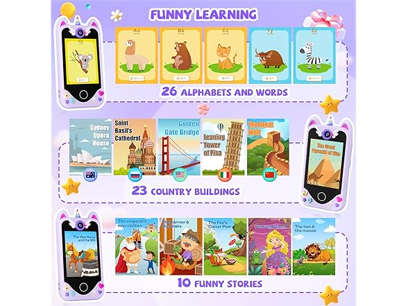 YOSFENG Kids Smart Phone