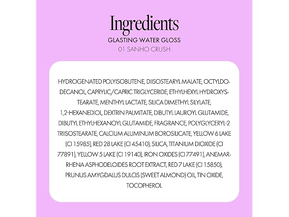 Romand Glasting Lip Gloss 01 Sanho Crush