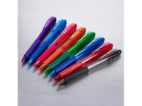 Pentel Wow! Retractable Ballpoint Pen Pack of 18