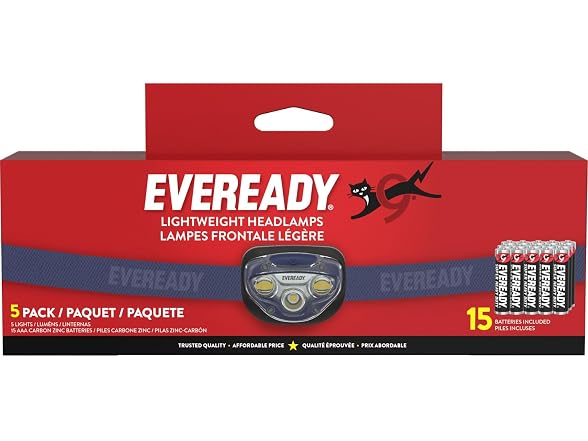 Eveready LED Headlamps Pro200 5PK