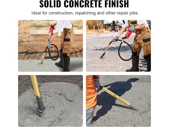 Handheld Concrete Vibrator, 800W Electric
