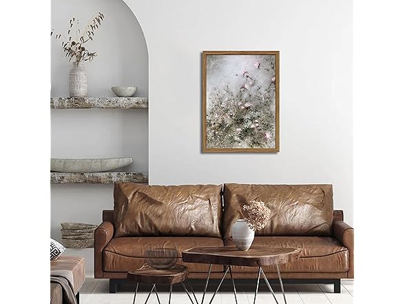 Framed Vintage 3D Textured Wall Art