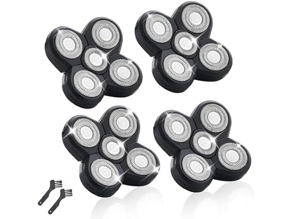 TGSBHIO 4 Pack Shaver Replacement Blades