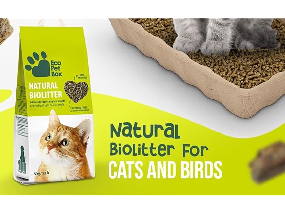 EcoPet Bio Litter, Natural Wood & Hay Pellet