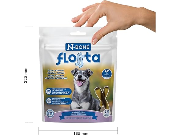N-Bone Flossta Dental Chews for Dogs