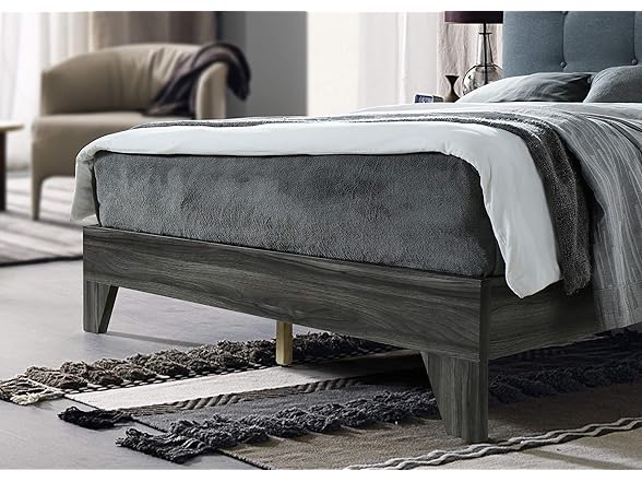 Hodedah Upholstered Twin Bed