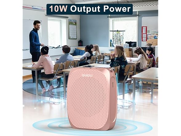 SHIDU Rose Gold Portable Voice Amplifier