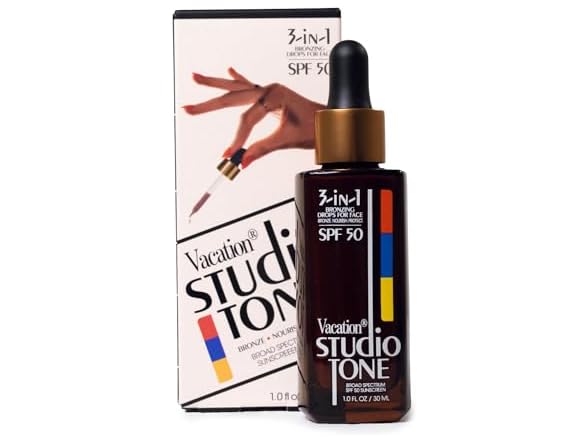 VACATION Bronzing Drops with Studio Tone by