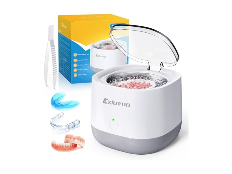 Exluvon Ultrasonic Retainer Cleaner