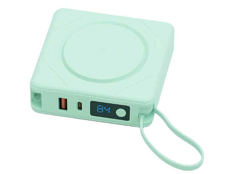 Uncaged Ergonomics PB-MintGreen Wireless Charging