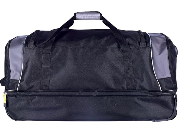 TPRC Sierra Madre Duffel Bag, Black, 30" Rolling