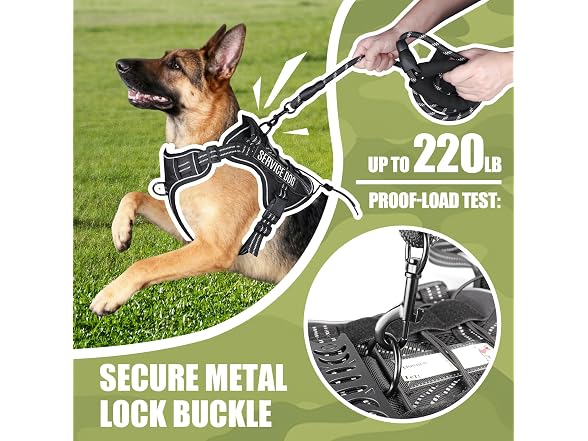 yimeis 3-in-1 Dog Vest Harness Leash