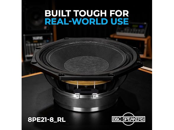 B&C 8-Inch Mid-Bass Woofer