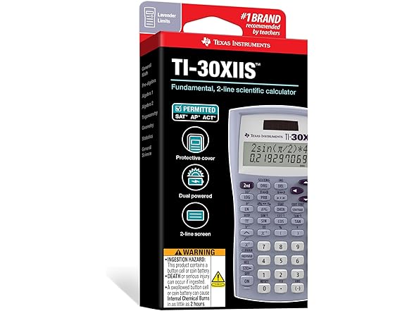 Texas Instruments TI-30XIIS Scientific Calculator