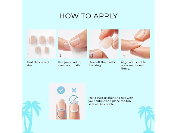 imPRESS Press On Nails Stateside Medium 30 Count