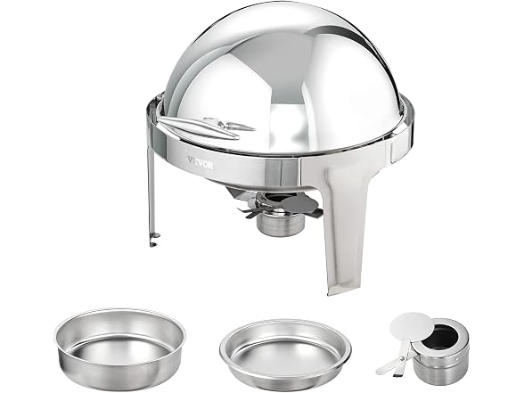 VEVOR Roll Top Chafing Dish Buffet Set